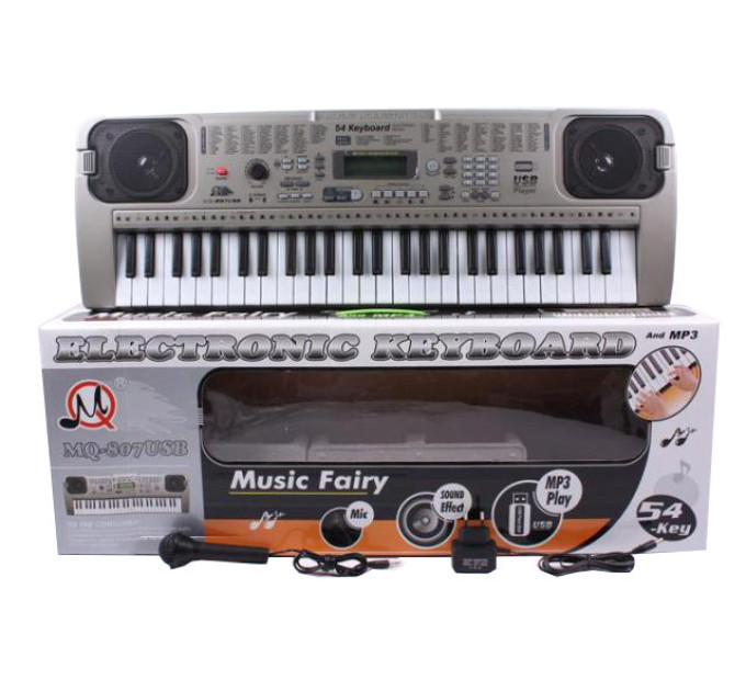 Дитячий орган із мікрофоном MQ-807USB, 54 клавіші