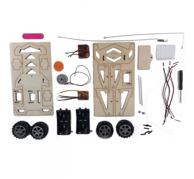 Электромеханический конструктор Радиоуправляемый гонщик 135743