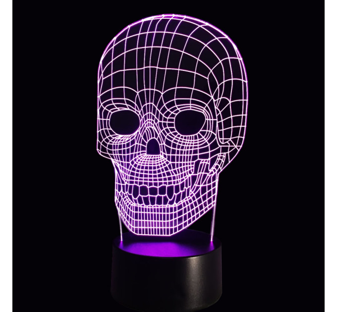 3D Светильник Череп 13-13