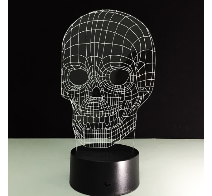 3D Светильник Череп 13-13
