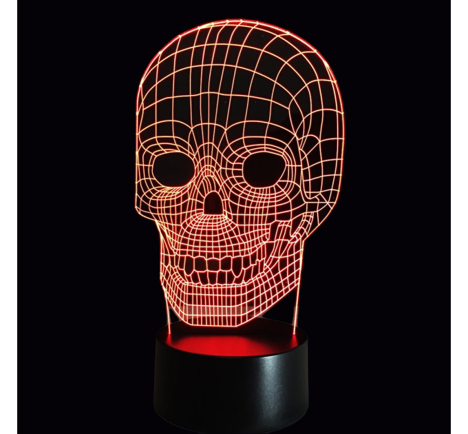 3D Светильник Череп 13-13