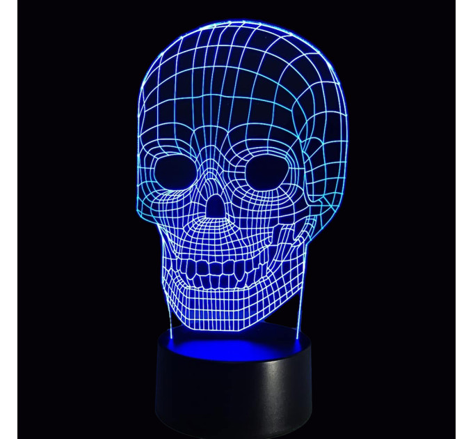 3D Светильник Череп 13-13