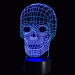 3D Светильник Череп 13-13
