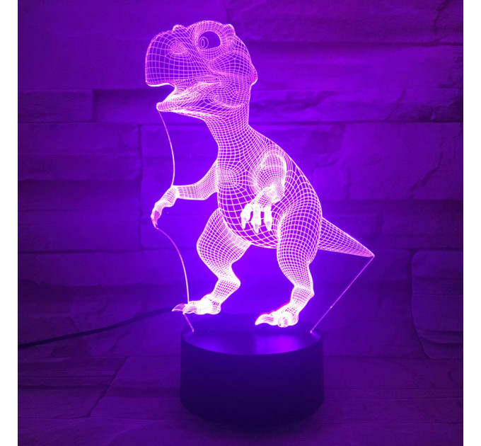 3D Светильник Динозавр 15959-2-1