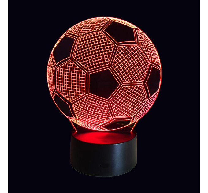 3D Светильник Футбол 15952-3-10