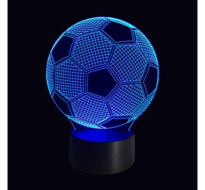 3D Светильник Футбол 15952-3-10