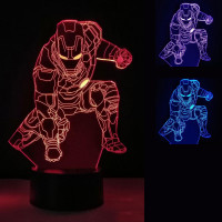 3D Светильник Железный человек 13-4