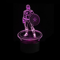 3D Светильник Капитан Америка 14-1