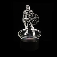 3D Светильник Капитан Америка 14-1