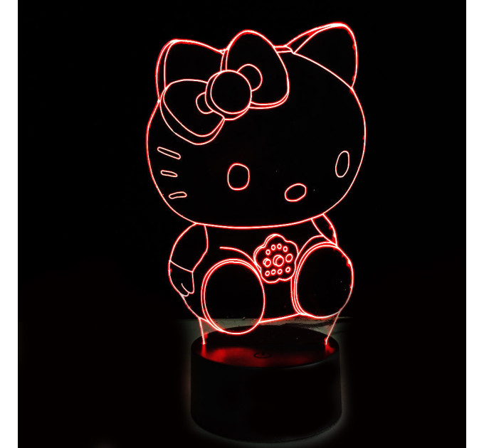 3D Светильник Китти 8-1