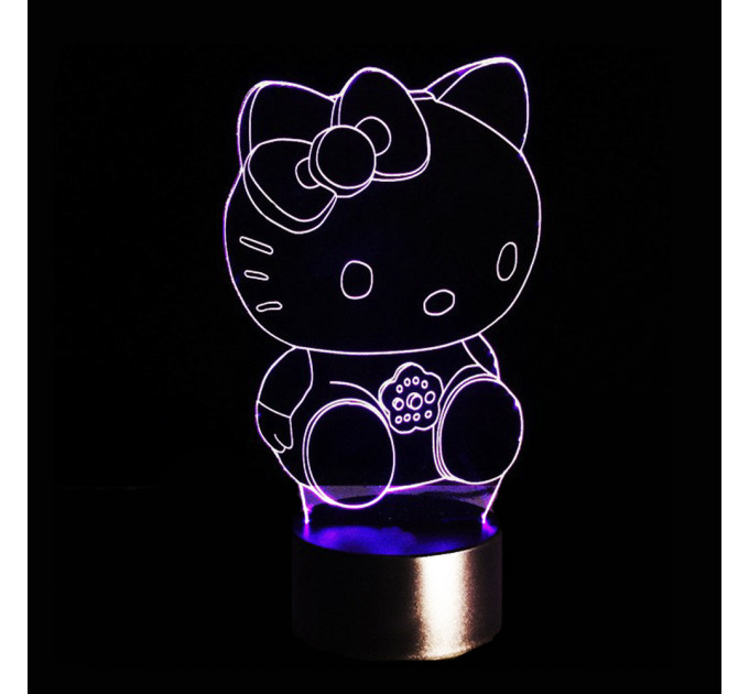 3D Светильник Китти 8-1