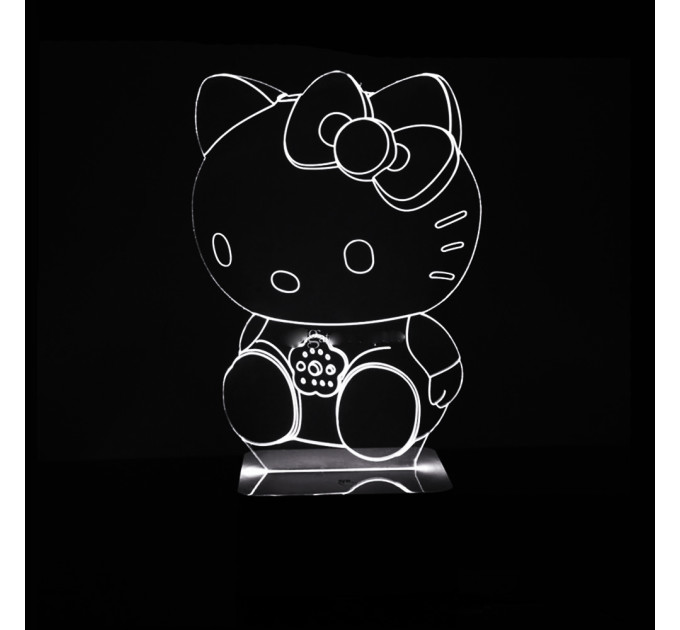 3D Светильник Китти 8-1