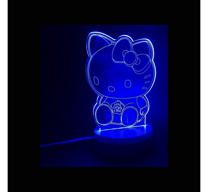 3D Светильник Китти 8-1