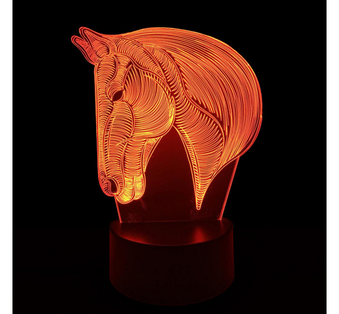 3D Світильник Кінь