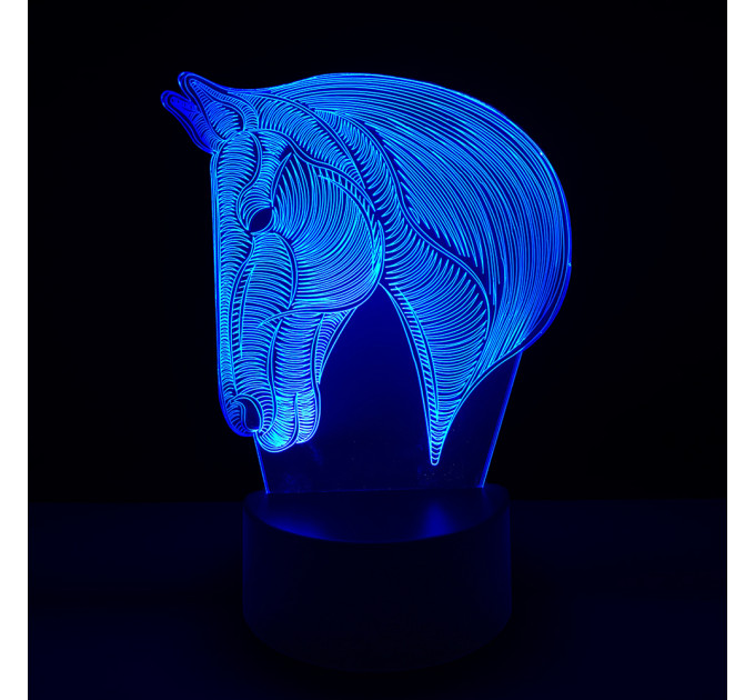 3D Світильник Кінь
