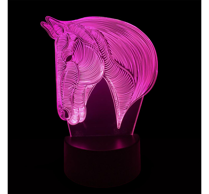 3D Світильник Кінь