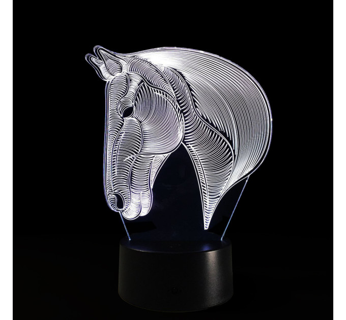 3D Світильник Кінь