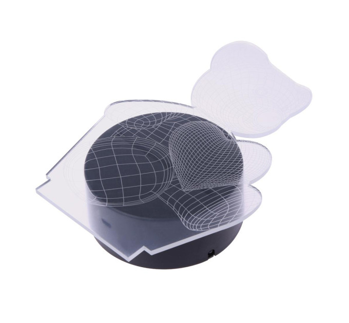 3D Светильник Мишка 15959-2-3