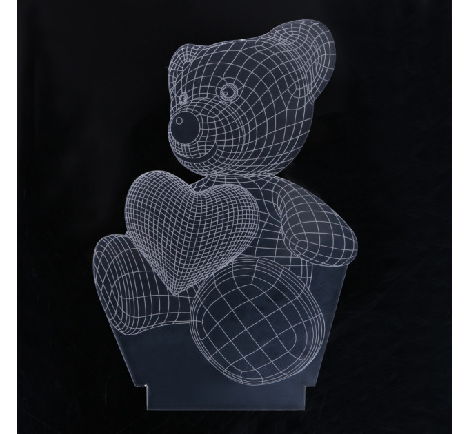 3D Светильник Мишка 15959-2-3