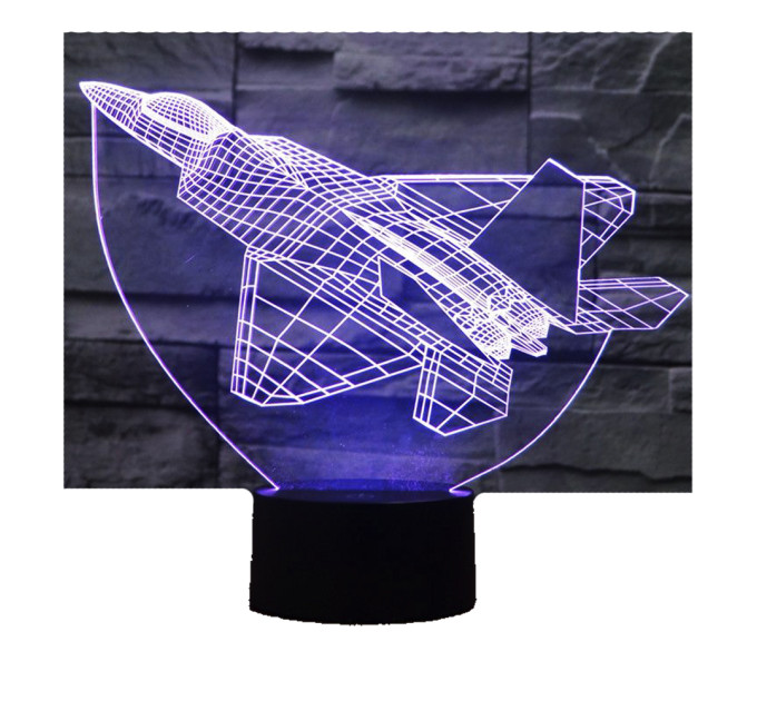 3D Светильник Самолет 13-8