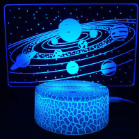 3D Светильник сенсорный Солнечная система 15959-2-6 3D Светильник сенсорный Солнечная система 15959-2-6