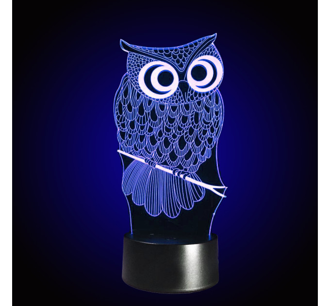 3D Світильник Сова 15952-3-8
