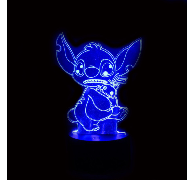 3D Світильник Стич 9-1