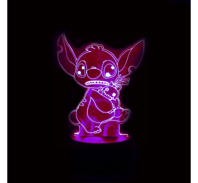 3D Світильник Стич 9-1