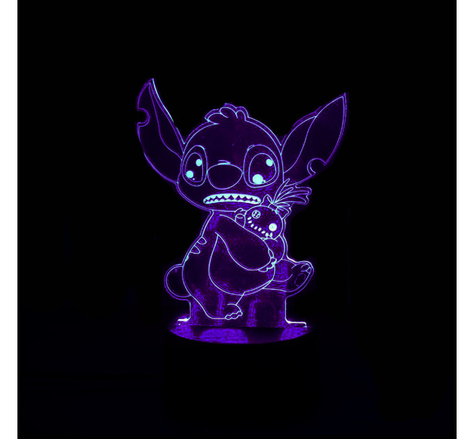 3D Світильник Стич 9-1