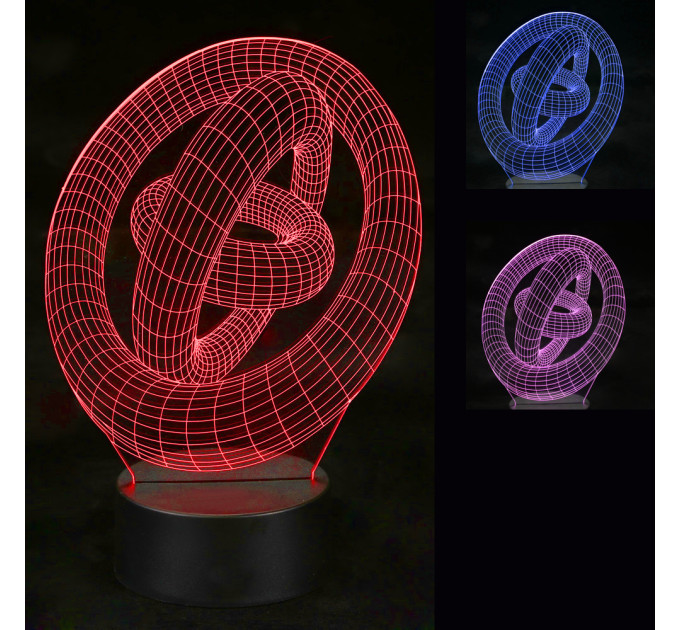 3D Світильник Трініті