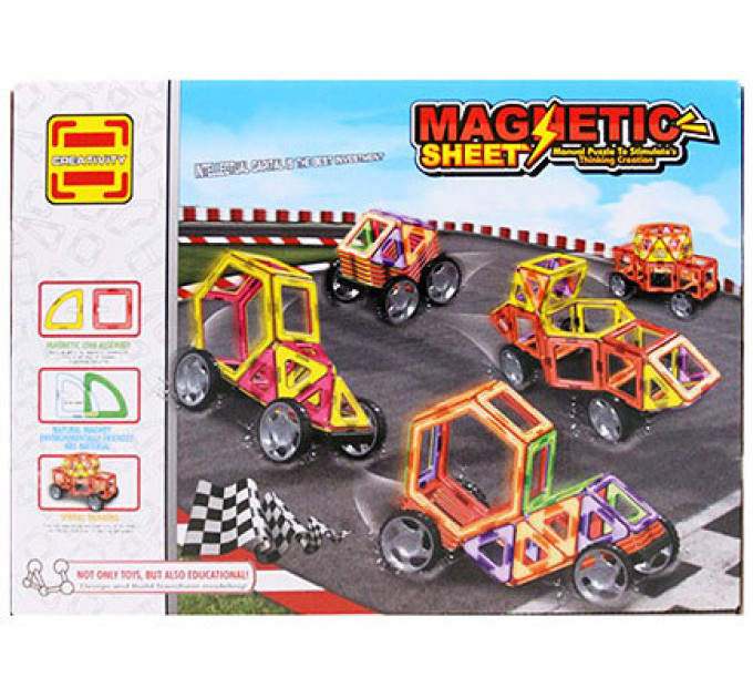 Магнітний конструктор LT3002, 58 деталей