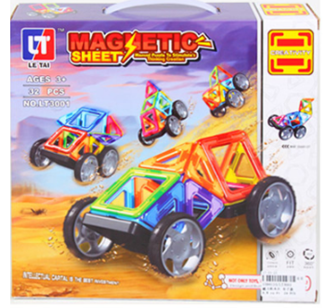 Магнитный конструктор LT3001 на 32 детали