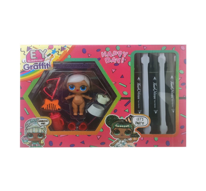 Дитяча лялька "L.Q.L" EY2413 з маркерами