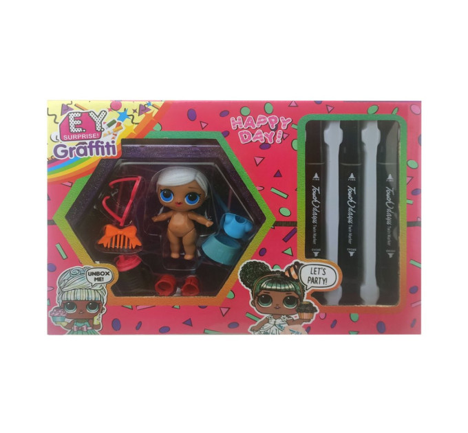 Дитяча лялька "L.Q.L" EY2413 з маркерами