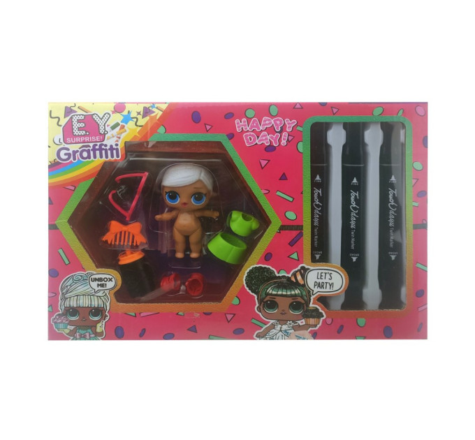 Дитяча лялька "L.Q.L" EY2413 з маркерами