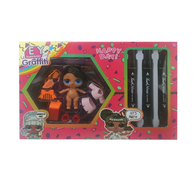 Дитяча лялька "L.Q.L" EY2413 з маркерами