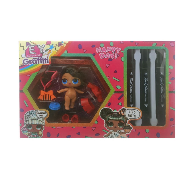 Дитяча лялька "L.Q.L" EY2413 з маркерами