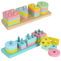 Деревянная игрушка Геометрика MD 2909