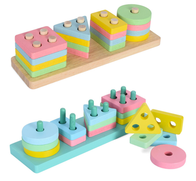 Деревянная игрушка Геометрика MD 2909