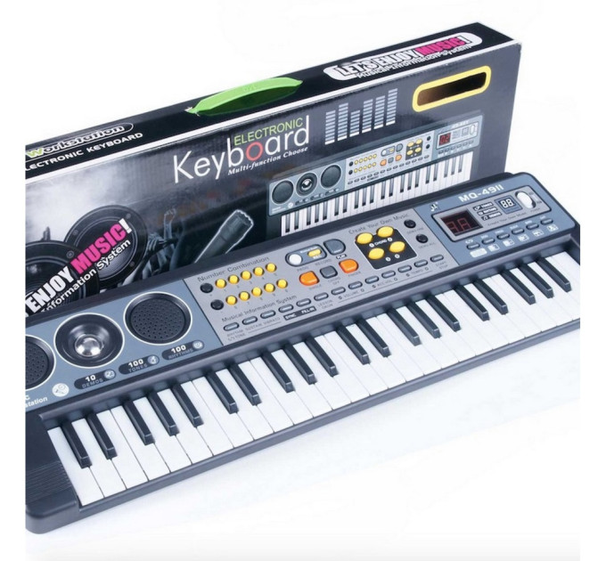 Детский орган MQ4911 с микрофоном, зарядка