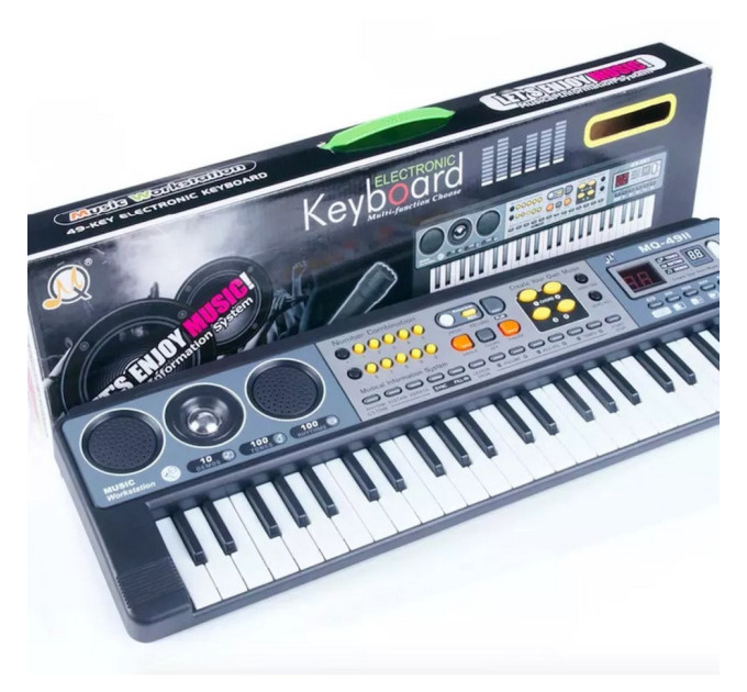 Детский орган MQ4911 с микрофоном, зарядка