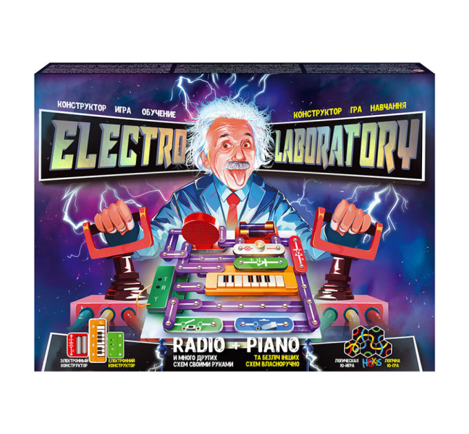 Электронный конструктор "Electro Laboratory. Radio+Piano" Danko Toys ELab-01-03