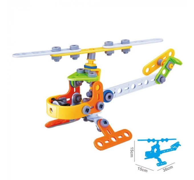 Конструктор Build&Play "Гвинтокрил" HANYE J-7710, 78 елемента