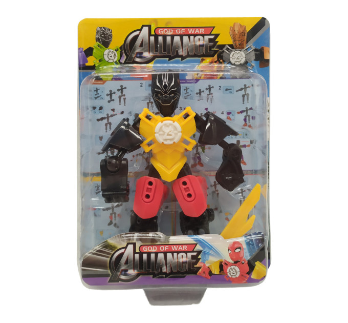 Детский Конструктор F2013-2A-1-4 шарнирный, фигурка, 12см