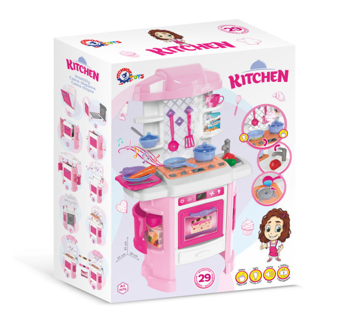 Набір ігровий Кухня ТехноК 6696TXK, 29 предметів