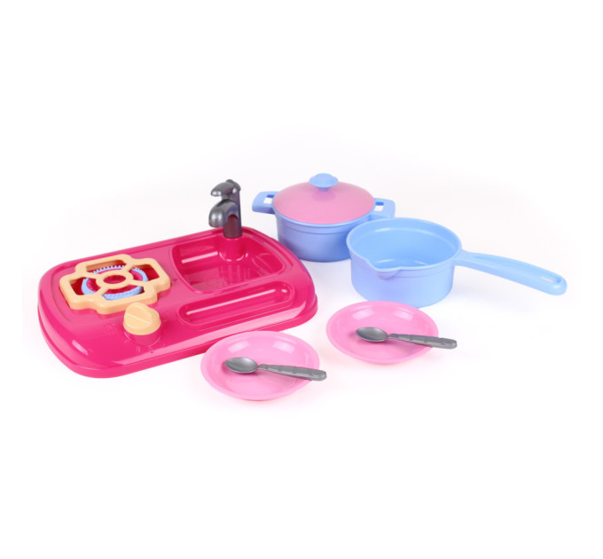 Набор игровой  "Кухня с набором посуды" ТехноК 5989TXK, 11 предметов