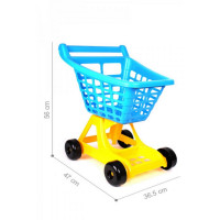 Детская игровая "Тележка для супермаркета" ТехноК 4227TXK, 56х47х36.5 см