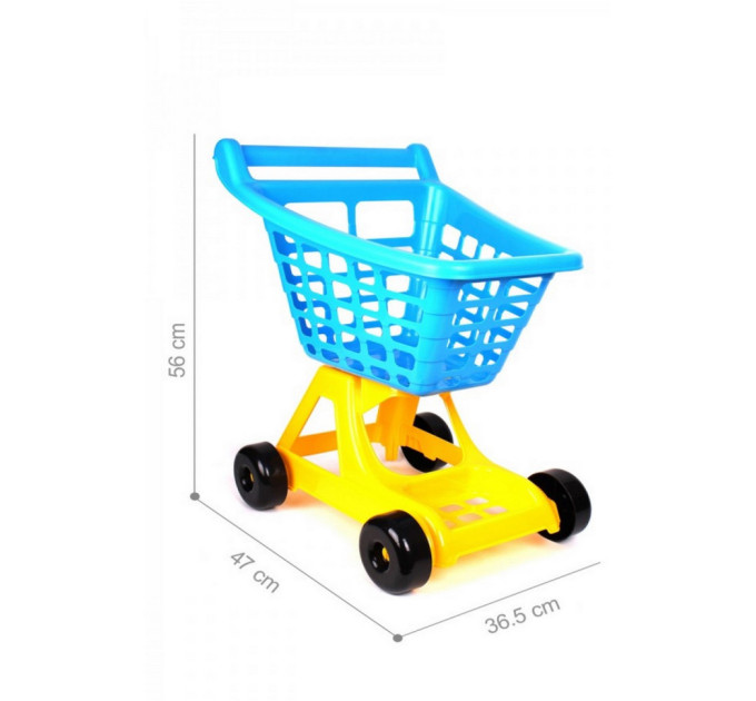 Дитяча ігрова "Візка для супермаркету" ТехноК 4227TXK, 56х47х36.5 см