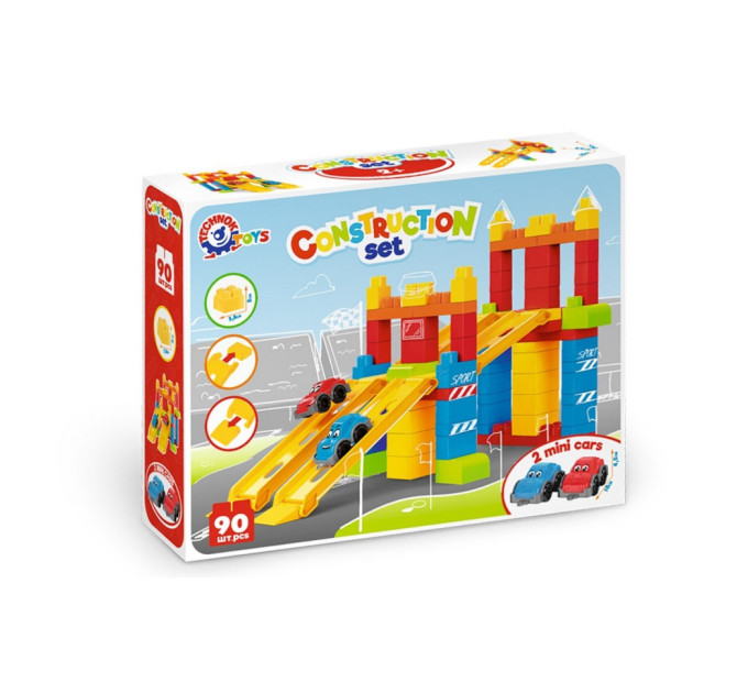 Детский "Конструктор" ТехноК 6825TXK, 90 деталей