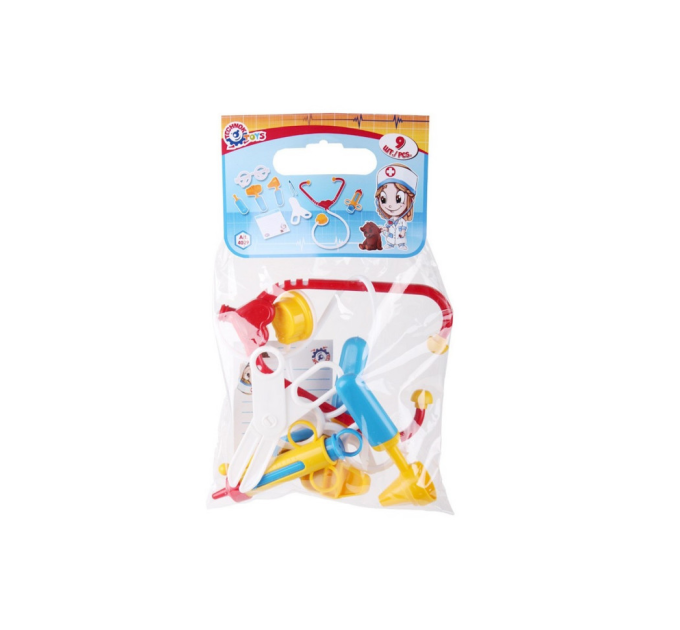 Игровой набор "Маленький доктор" ТехноК 4029TXK, 9 предметов